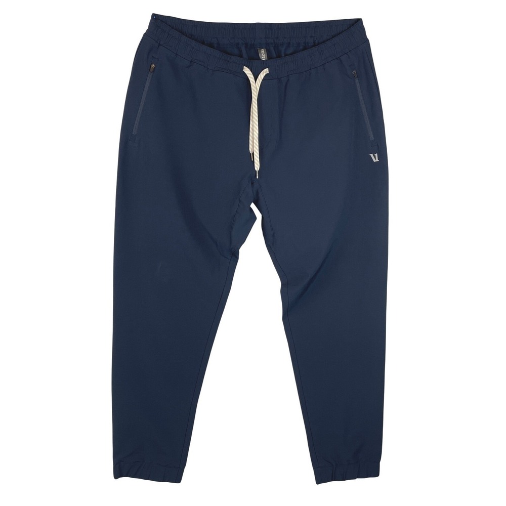 Vuori Transit Jogger Mens XXL Ink Blue Performance Travel Training Pants V417
